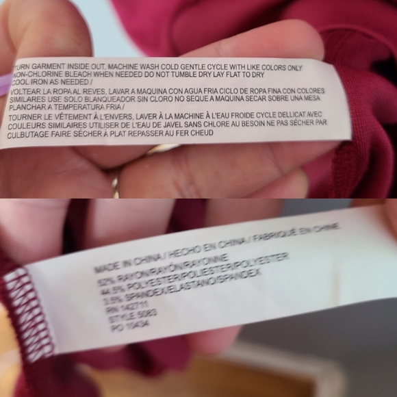 Eloquii Button Detail Raspberry Stretch Ponte Knit Dress - Picture 10 of 10